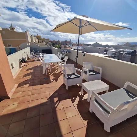 Sunset Rooftop Terrace Daire Palm-mar